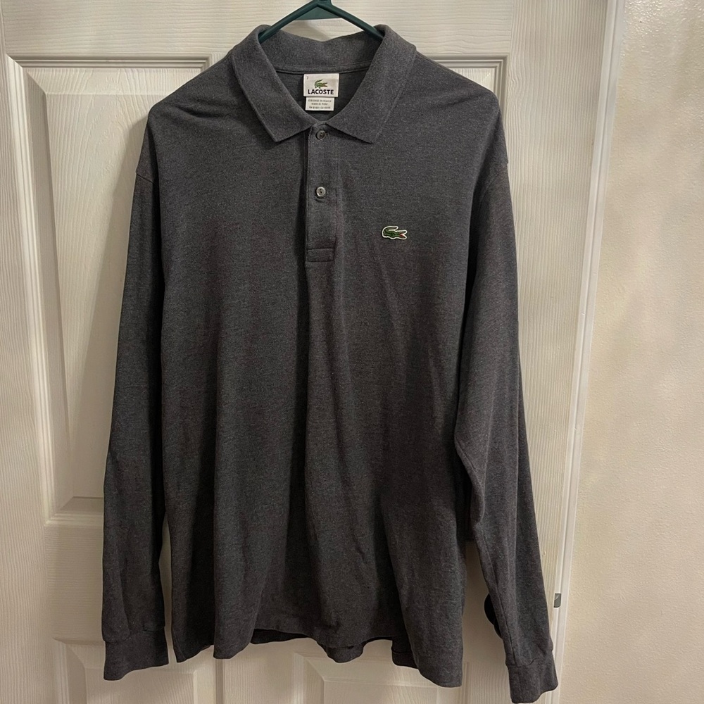 Lacoste long sleeve polo - excellent condition